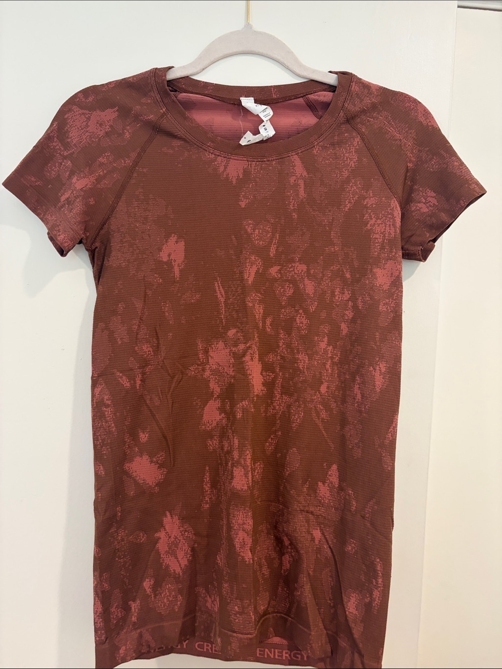 Lululemon Short Sleeve Performance Top - Rust Pink